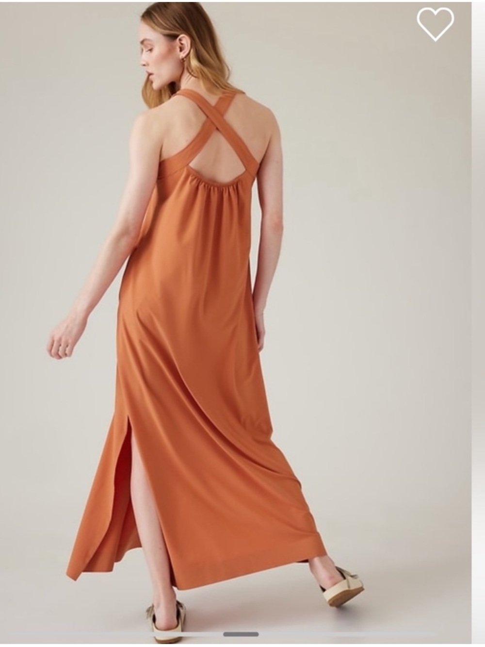 Athleta Arrival Maxi Dress Sunbaked Clay Tank, Size 2X - Picture 3 of 10